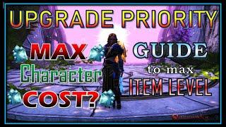 Upgrade Priority for MAX Item Level! COST of Max Character Breakdown - Mod 20 Neverwinter