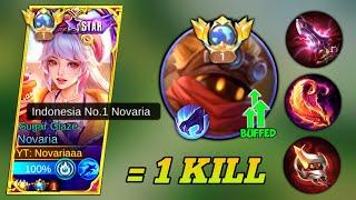 NO MORE!! META BARATS JUNGLER | TOP 1 NOVARIA BUILD & EMBLEM 2024 COUNTER META BARATS - MLBB