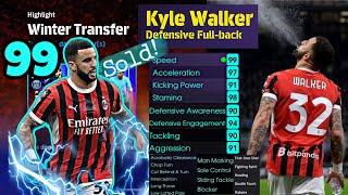 WAJIB TEBUS KYLE WALKER "THE FASTEST CB EVERR”🩵️️️ SPEED9️⃣9️⃣, ACCELERATION9️⃣8️⃣DEFENSIVE FB