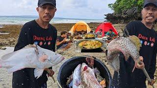 PULAU ANGKER di Balik Badai dahsyat IKAN & KERANG berhamburan di tepian pantai #part5