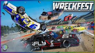 Chase Elliott Nitro Stunt Multiplex Oval Challenge! | Wreckfest