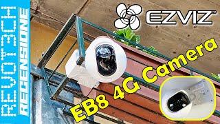 EZVIZ EB8 4G Camera Recensione: Senza Fili, 2K e 10400 mAh da usare Ovunque!