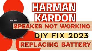 Harman Kardon Onyx Studio 4 - 8 Speaker Stop Working DIY FIX 2023 Replacing Battery Mainstream Ent