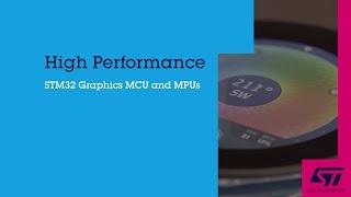 STM32 high Performance Graphics MCU and MPUs