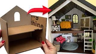 DIY  🪑Miniature House with Cardboard Furniture | Doll's House
