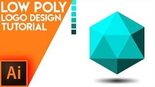 Low Poly Logo design adobe illustrator tutorial