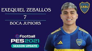 Exequiel Zeballos (Boca Juniors) - eFootball PES 2021