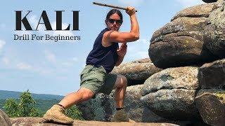 Easiest Single Stick Basics for KALI BEGINNERS - Escrima Stick Fighting