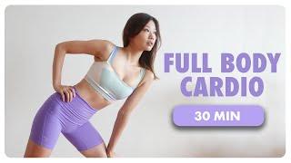 30 min Full Body Fat Burn Cardio | 30-Day Sweaty 30 Challenge  ~ Emi