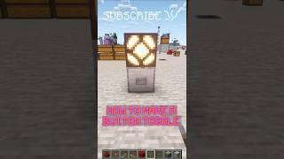 How to TOGGLE your REDSTONE WITH A BUTTON! | Redstone with PsiVolt #minecraft #redstone