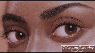 Realistic Skin Drawing Tutorials || Color pencils