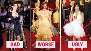 Worst Dresses at Oscars. EVER!  RumourJuice