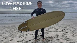 Love Machine "CHEET" Surfboard Review in small waves // Demo Session