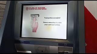 Cash deposit Through Cash Deposit Machine ~ Maybank | AM Bank | RHB Bank | Public Bank