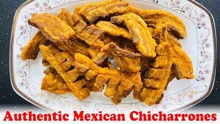 Authentic Mexican Chicharrones Recipe | Crispy Fried Pork Belly | Homemade Cracklings