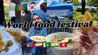 World Food Festival in Korean University  #southkorea  @bangladeshistudent #korea