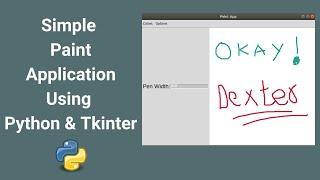 Create A Simple Paint Application Using Python & Tkinter