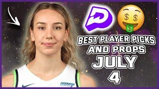 WNBA PRIZEPICKS TODAY | 3 BEST WNBA Player Props Today Thursday July 7/4