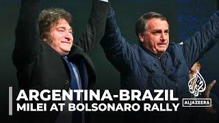 Argentina's Milei at Bolsonaro rally: Leader skips key meeting amid feud with Brazil's Lula