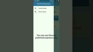 Pokemon go how to use Pokemod espresso on v 0.179.2