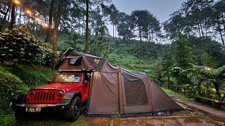 Camping Keluarga di KAMPUNG RIMBA, Ciburial, Puncak, Bogor | 인도네시아 캠핑장