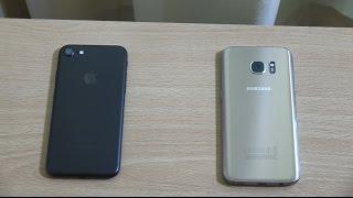 Apple iPhone 7 vs Samsung Galaxy S7 - Speed Test!