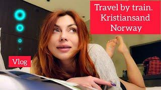 Travel by train.  Norway, Kristiansand