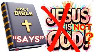 IS JESUS NOT GOD ACCORDING TO THE BIBLE? What The Bible Really Says? Let's Find Out! #jesus #bible