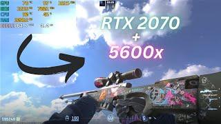 CS2 gameplay with RTX 2070 + Ryzen5 5600x