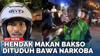 Viral Pria Hendak Makan Bakso Dituduh Bawa Narkoba oleh Empat Orang Berlencana Polisi