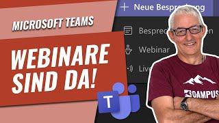 Wie kann ich offene WEBINARE mit Microsoft Teams durchführen?