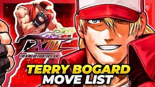 TERRY BOGARD MOVE LIST - The King of Fighters XIII (KOFXIII)