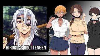 (NTR) Kokujin No Tenkousei React to Hiroki as Uzui Tengen/ Demon Slayer/ Gacha React