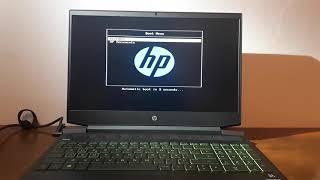 FreeDOS Laptop first boot, install Windows (HP Laptop)