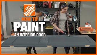 How to Paint an Interior Door | All About Interior and Exterior Doors | The Home Depot