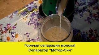 Горячая сепарация молока! Сепаратор "Мотор-Сич"