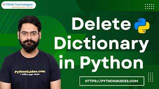 How to delete a Dictionary in Python | Python delete dictionary