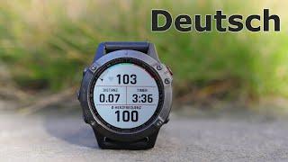 Garmin fenix 6 optische Herzfrequenzmessung im Test