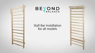 How to Install Beyond Balance Stall Bar to Wood Studs