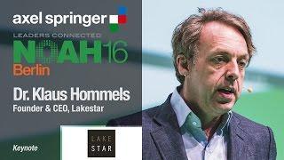Dr Klaus Hommels, Lakestar - Axel Springer NOAH16 Berlin