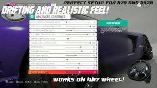 Forza Horizon 4 Best Force Feedback Setup For Logitech G920/G29 Drifting/ Realistic