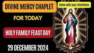 Chaplet of divine mercy for Today SUNDAY 29 DECEMBER 2024 ||Daily Divine Mercy Chaplet 