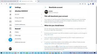 How To Deactivate Twitter Account 2020