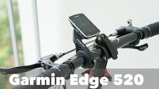 Garmin Edge 520 GPS Bike Computer - Installed on Handlebar