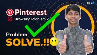 Pinterest Browsing Problem Solve 2022 | Pinterest Not Working on Computer with Mobile Data | Bangla