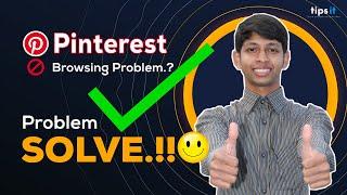 Pinterest Browsing Problem Solve 2024 | Pinterest Not Working on Computer with Mobile Data | Bangla