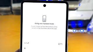 How To Use One Handed Mode on Google Pixel 7!