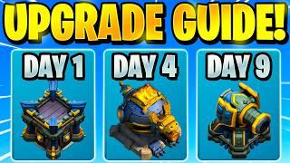 The DAY BY DAY Upgrade Guide for Maxers AND Rushers!