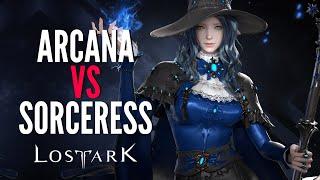 Lost Ark ARCANA VS SORCERESS - Mage Classes Guide! Beginners Guide 2022