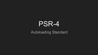 PHP, PSR-4: Autoloading Standard (Автозагрузка)